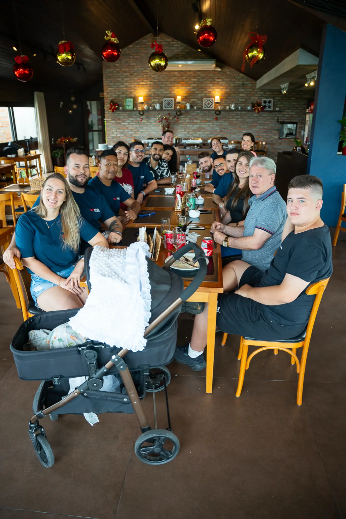 Almoço de fim de ano do time